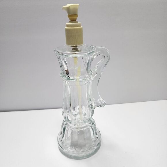 Vintage Avon Country Pump Empty Glass Lotion Bottle - Picture 1 of 7